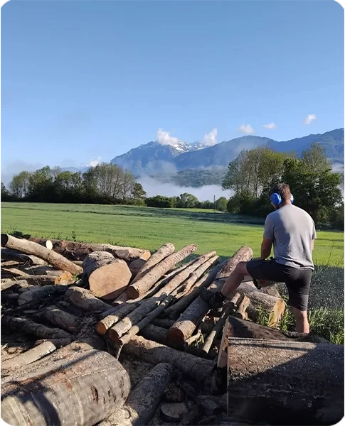 Transport de grumes champsaur